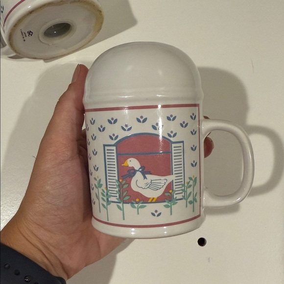 Vintage Geese In Window Salt & Pepper Shakers With Handle - Picture 6 of 6